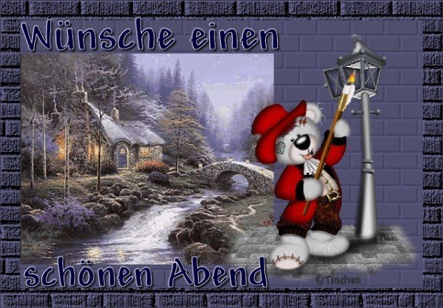 Schönen abend gif